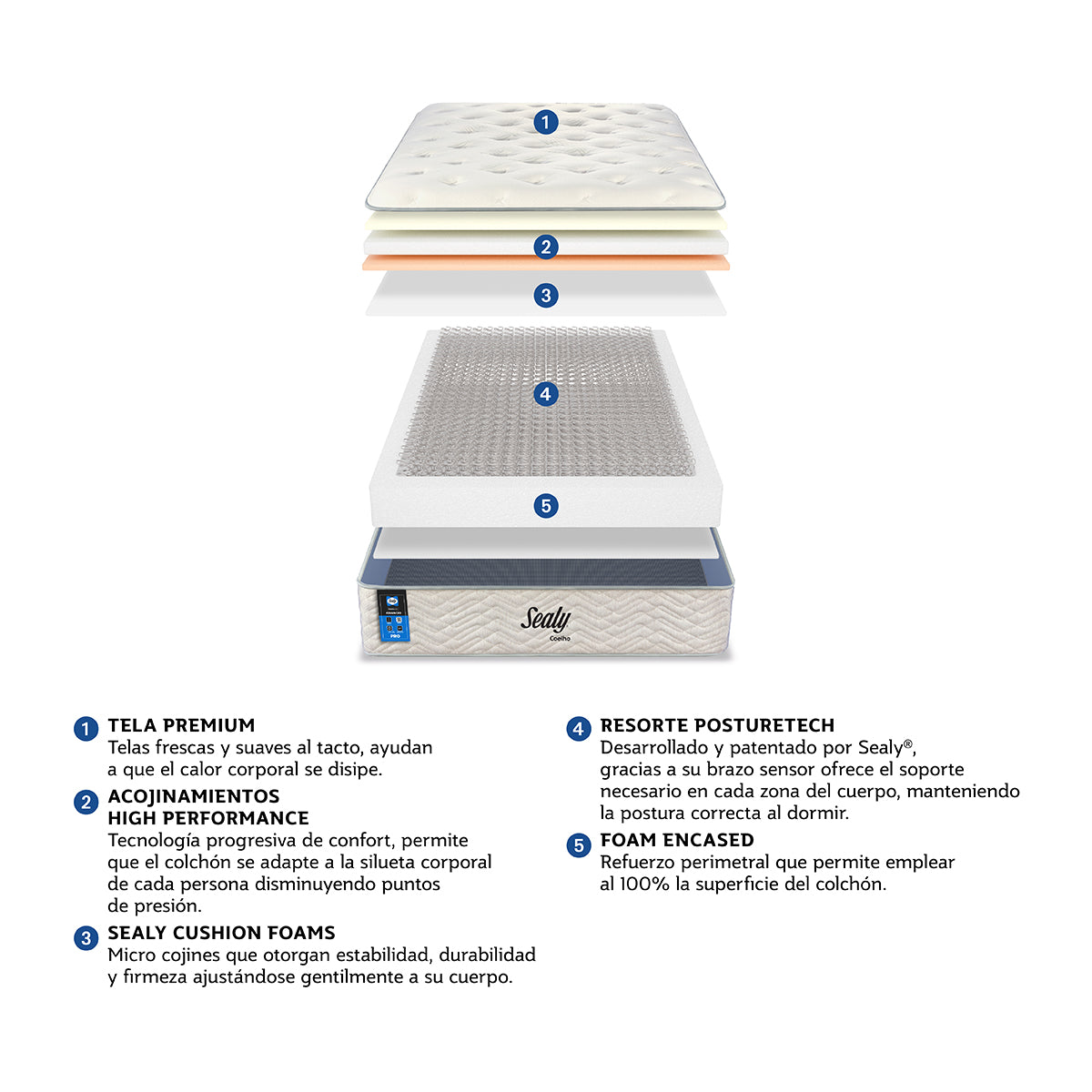 Colchón Sealy Coelho