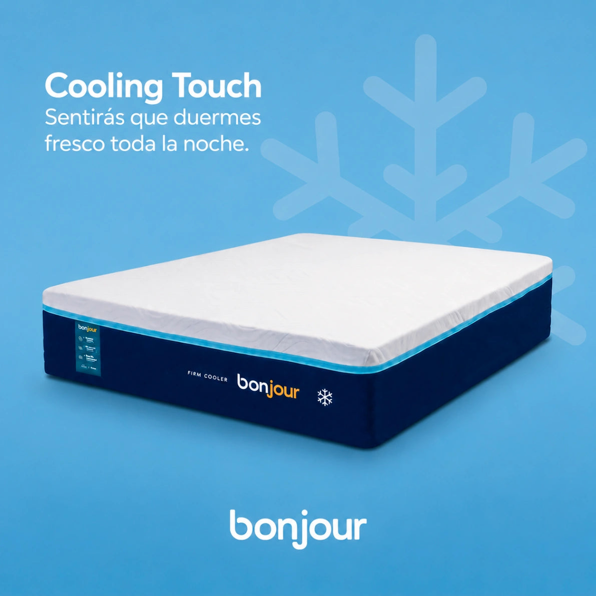 Colchón Bonjour Enrollado Cooler ICE inBox