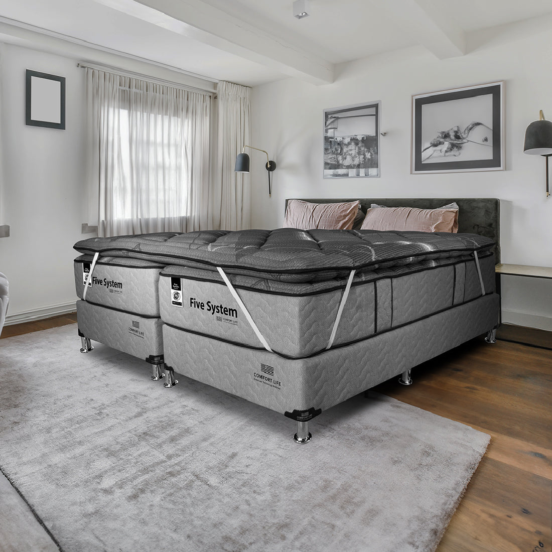 Colchón Comfort Life Five Systems Pillow Top