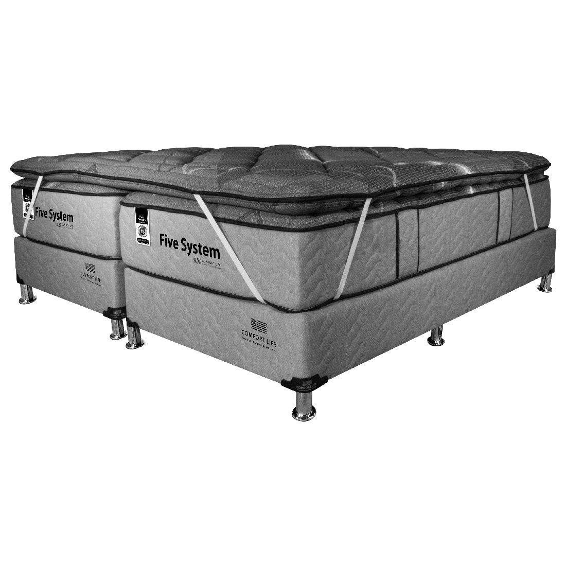 Colchón Comfort Life Five Systems Pillow Top