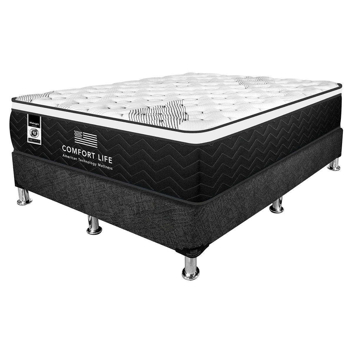 Cama Comfort Life Midnight Pillow Top