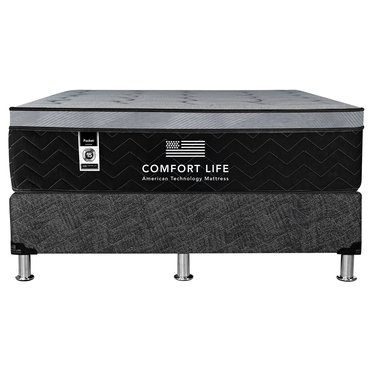 Cama Comfort Life Pocket Euro Pillow Top