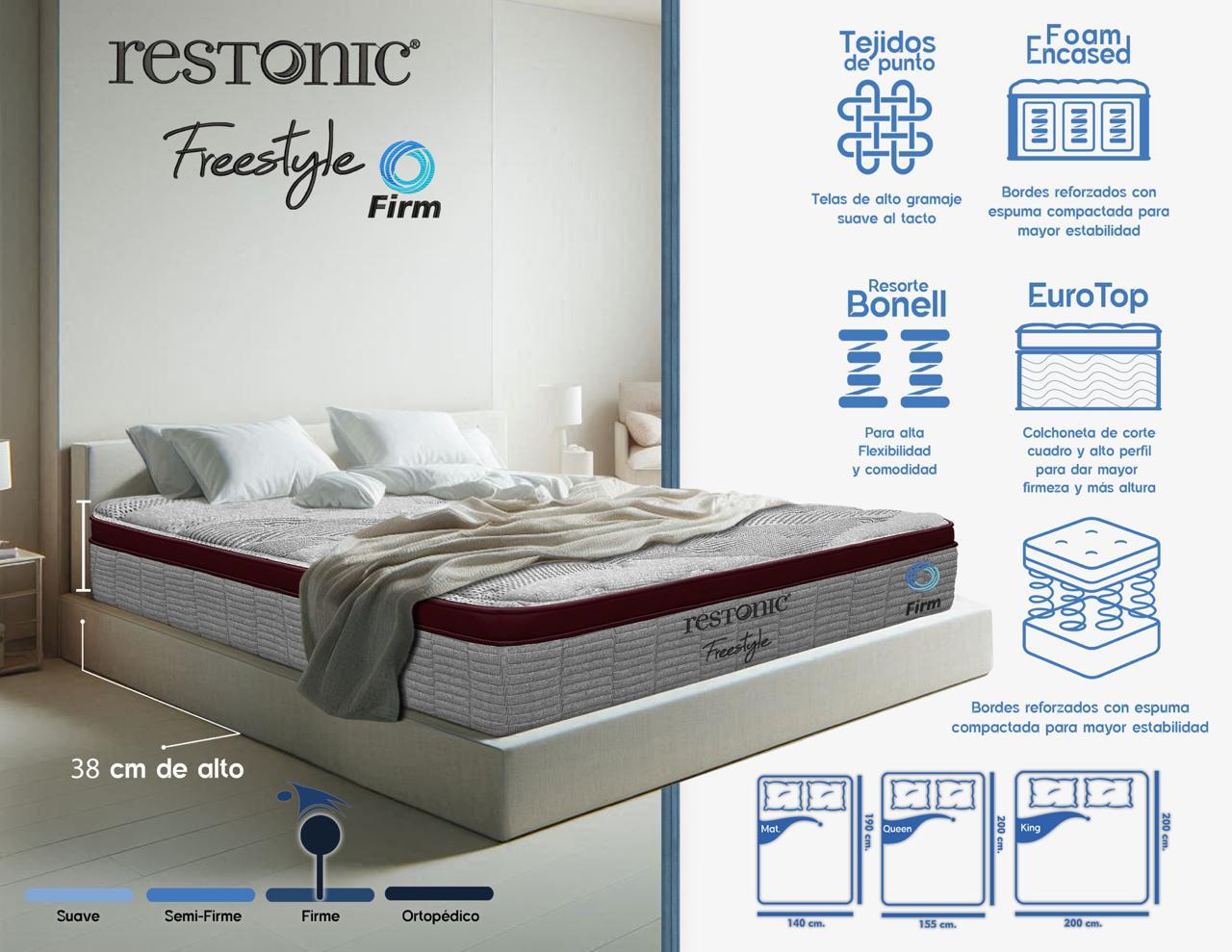 Colchón Restonic Freestyle Firm