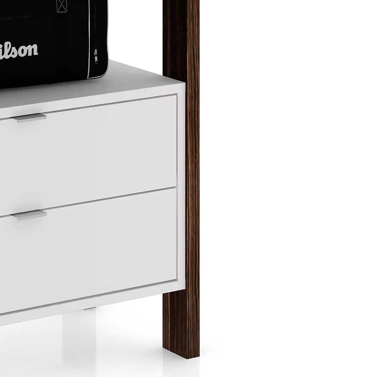 Armario Closet de Madera 165X65X36 - Blanco Nogal