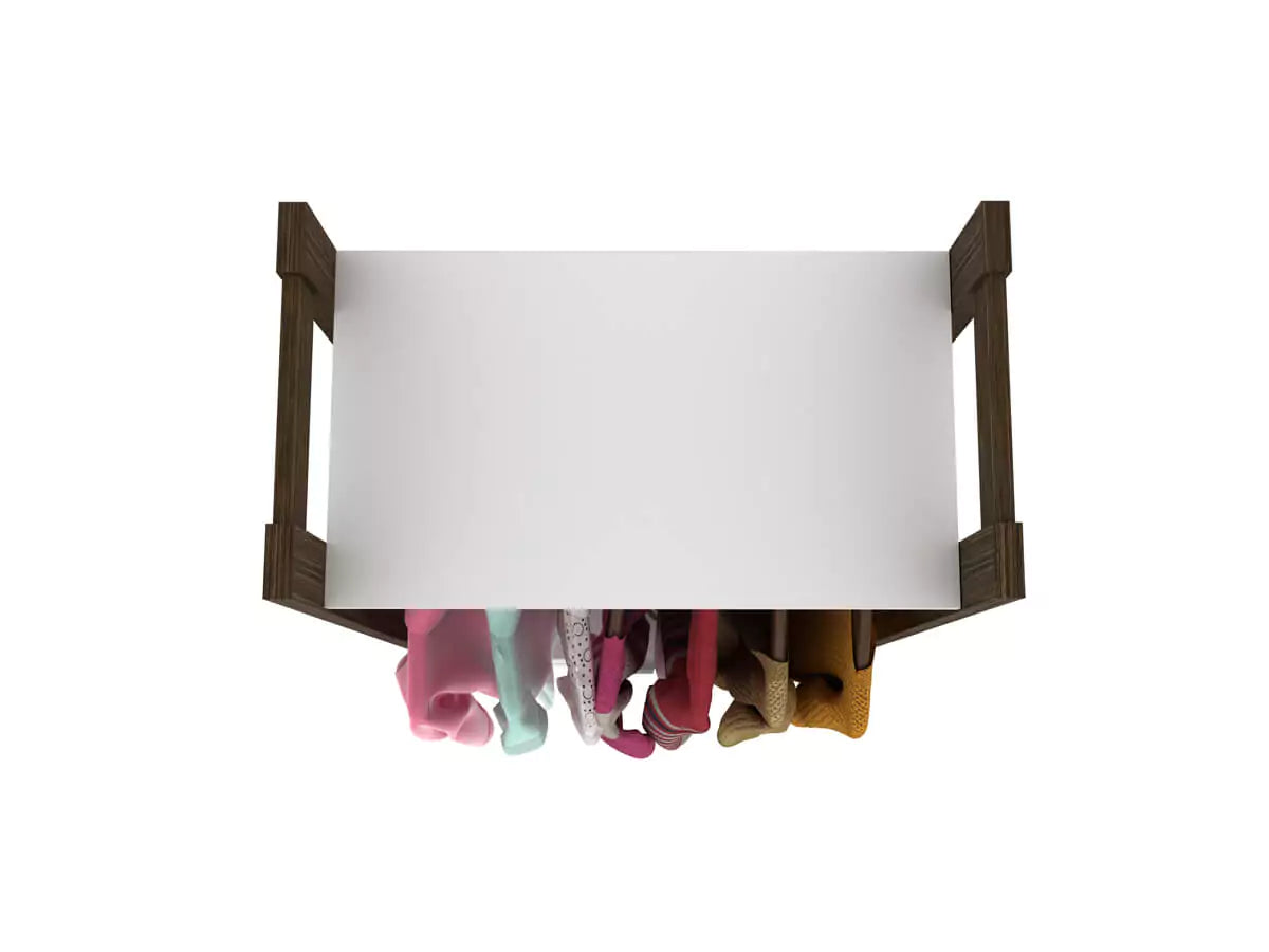 Armario Closet de Madera 165X65X36 - Blanco Nogal