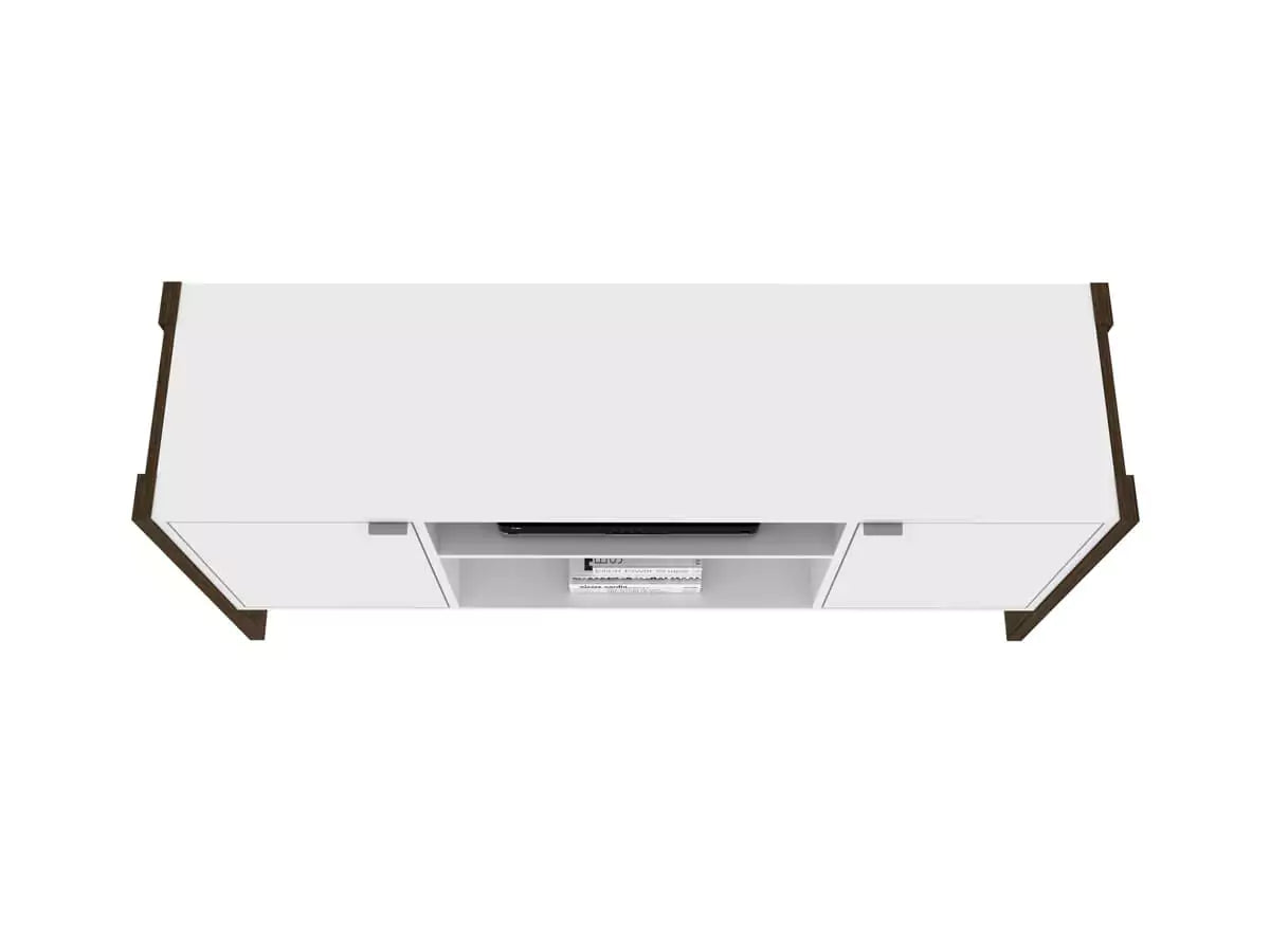 Rack para TV 55" 134x60x36 - Blanco Nogal