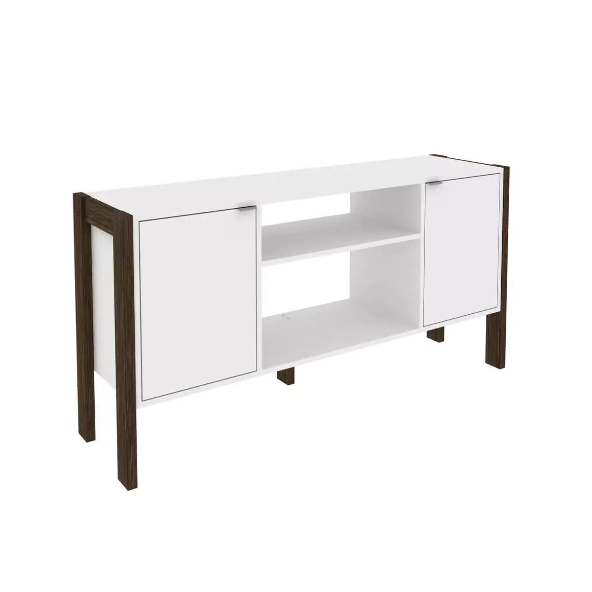 Rack para TV 55" 134x60x36 - Blanco Nogal