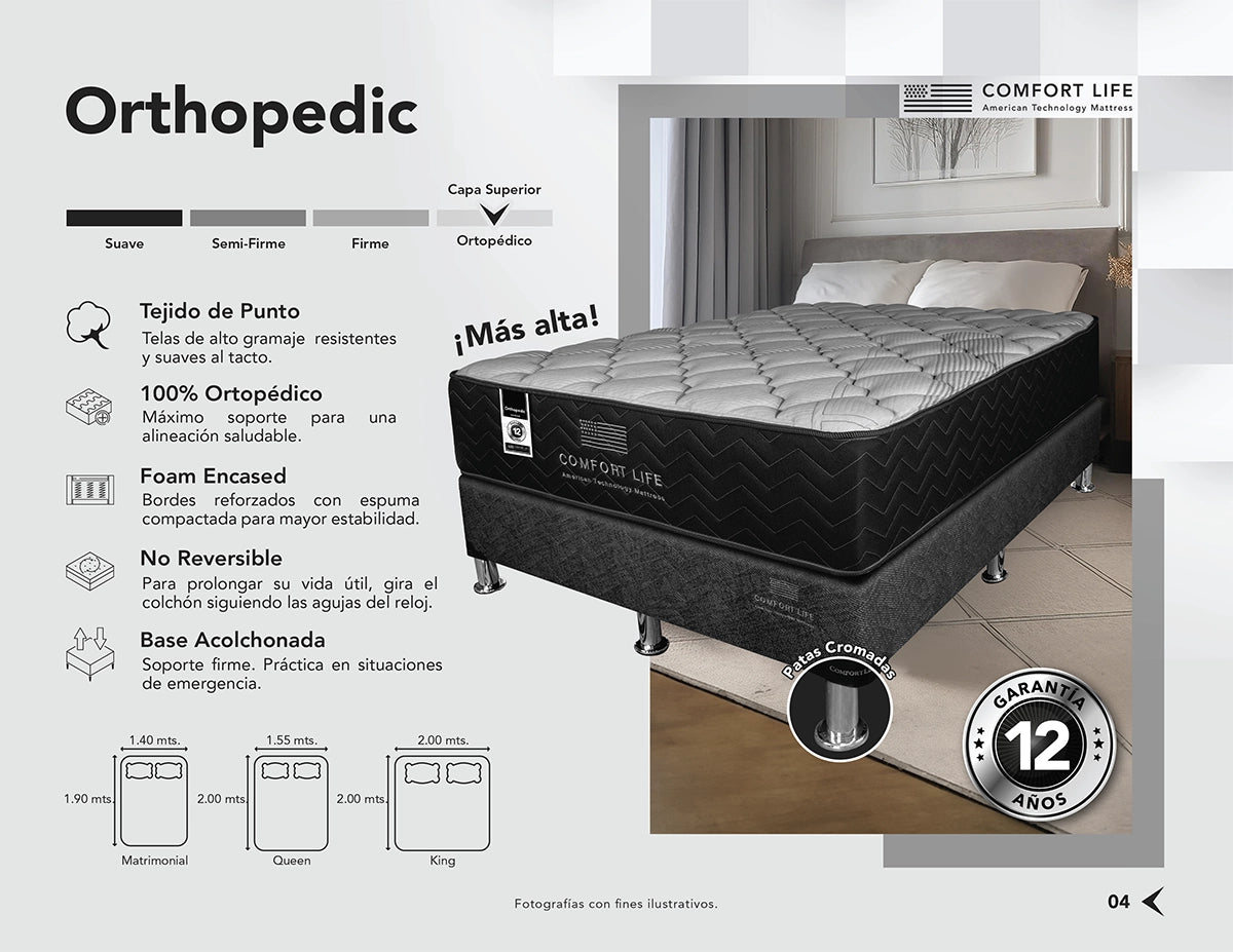 Cama Comfort Life Orthopedic