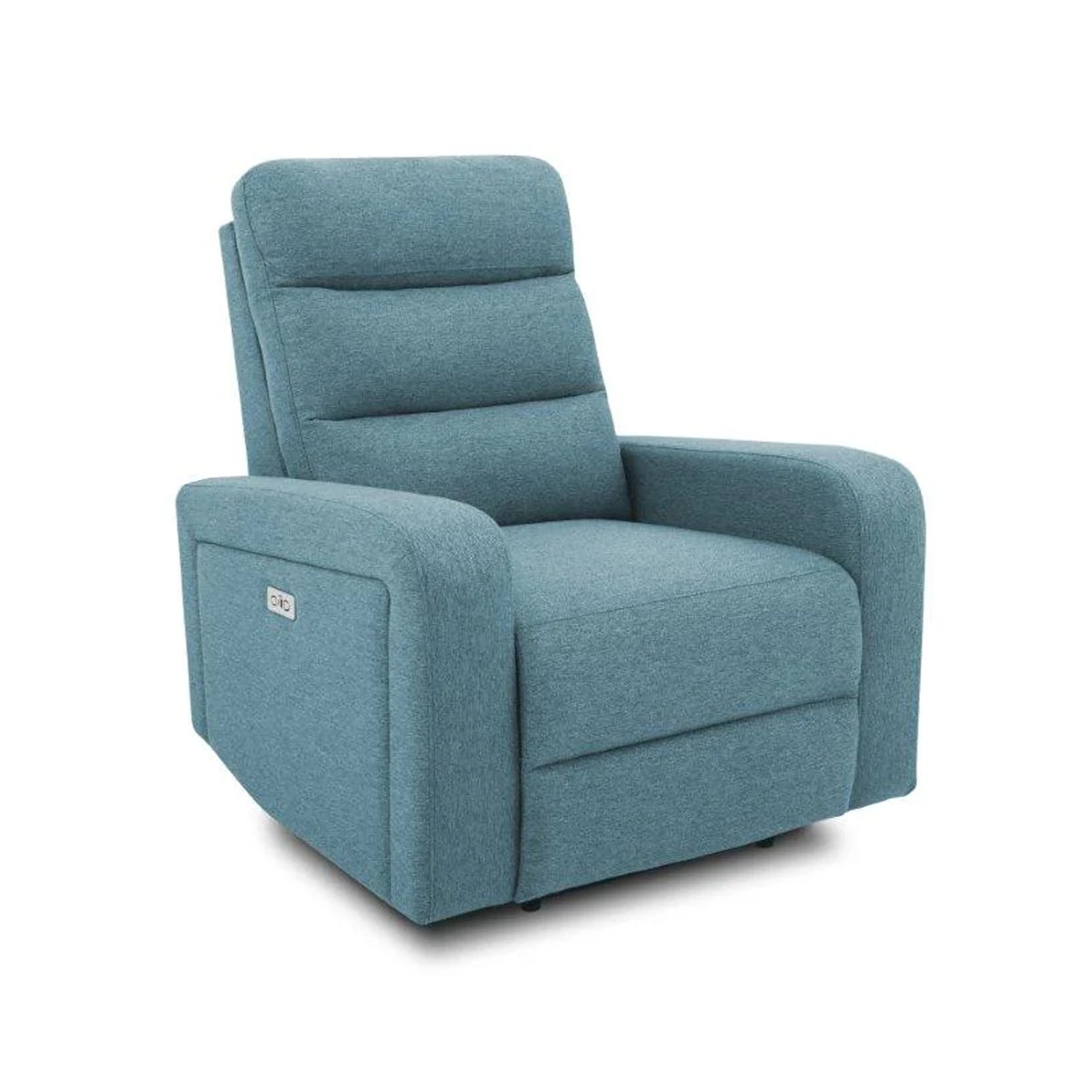 Sillon Reclinable Sealy Hixon Posturepedic Eléctrico Verde Azulado