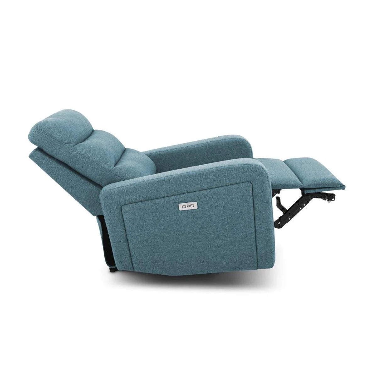 Sillon Reclinable Sealy Hixon Posturepedic Eléctrico Verde Azulado